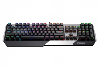 Gaming Keyboard Bloody B865R, Mechanical, Optical switch, RGB, Spill-Resistant, Black/Silver, USB