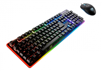 Gaming Keyboard & Mouse Cougar Deathfire EX, 8-Effect Multicolour Backligh, FN Key, Win Lock, USB