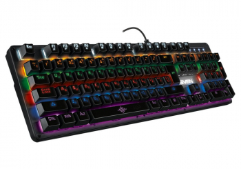 Gaming Keyboard SVEN KB-G9100, Win lock key, Fn keys, 7 backlit modes, Black, USB  