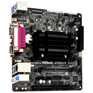 MB ASRock J4125B-ITX (Celeron Quad-Core J4125/2xDDR4 SO-DIMM/2xSATA3/COM port/LPT port, mini-ITX)