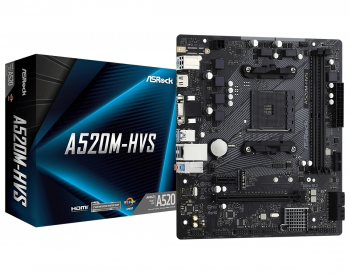 MB AM4 ASRock A520M-HVS  mATX