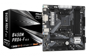 MB AM4 ASRock B450M PRO4-F R2.0  mATX