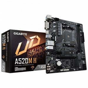 MB AM4 Gigabyte A520M H 1.0  mATX