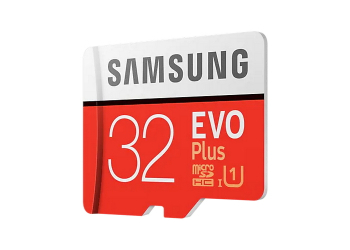 .32GB MicroSD (Class 10) UHS-I (U1)+SD adapter, Samsung EVO Plus "MB-MC32GA" (R/W:95/20MB/s)