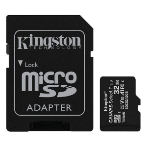 .32GB MicroSD (Class 10) UHS-I (U1) +SD adapter, Kingston Canvas Select+ "SDCS2/32GB" (R:100MB/s)