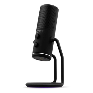 Microphones NZXT Capsule, Cardioid polar pattern, Internal shock mounting, USB, 24-bit/96kHz, Black