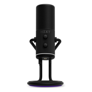 Microphones NZXT Capsule, Cardioid polar pattern, Internal shock mounting, USB, 24-bit/96kHz, Black