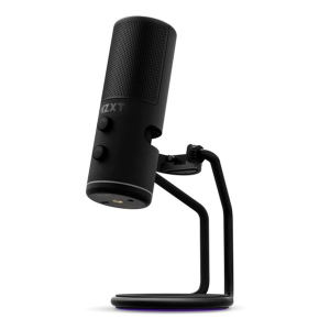 Microphones NZXT Capsule, Cardioid polar pattern, Internal shock mounting, USB, 24-bit/96kHz, Black