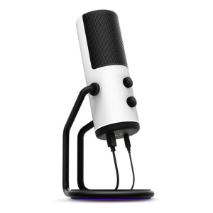 Microphones NZXT Capsule, Cardioid polar pattern, Internal shock mounting, USB, 24-bit/96kHz, White