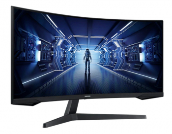 34" SAMSUNG Odyssey G5 C34G55TWWI, Black, Curved-VA, 3440x1440, 165Hz,FreeSync,1msMPRT,250cd,DP+HDMI