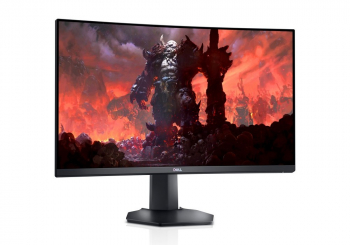 27" DELL S2722DGM, Black, Curved-VA, 2560x1440, 165Hz, FreeSync, 1ms MPRT, 350cd, HDMI+DP+AudioOut 