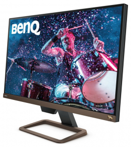 27" BenQ EW2780U, Metallic Grey/Black, IPS, 3840x2160, 60Hz,5ms,350cd,HDRi,20M:1,HDMI+DP+TypeC,Spkrs