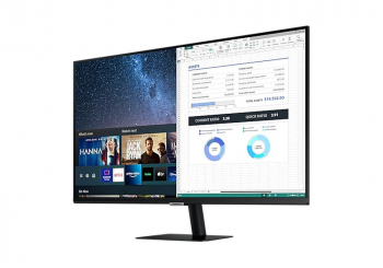 32" SAMSUNG Smart S32AM700UI, Black,VA,3840x2160,60Hz,8ms,250cd,MegaDCR,HDR10,HDMI+USB+TypeC,TizenOS