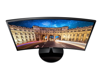 23.5" SAMSUNG C24F390FH, Black, Curved-SVA, 1920x1080, 75Hz,FreeSync,4ms, 250cd, MegaDCR,DSub+HDMI