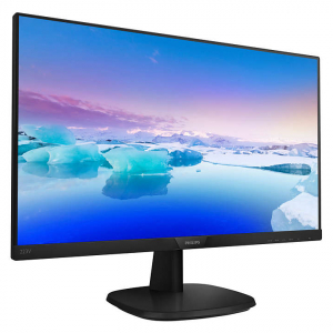 21.5" PHILIPS 223V7QHAB, Black, IPS, 1920x1080, 75Hz, 5ms, 250cd, 10M:1, D-Sub+HDMI, Speakers