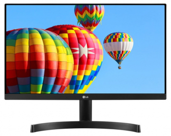 23.8" LG 24MK600M-B, Black, IPS, 1920x1080, 75Hz, FreeSync, 5ms, 250cd, MegaDCR, D-Sub+HDMI+AudioOut