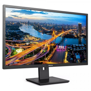 31.5" PHILIPS 325B1L, Black, IPS, 2560x1440, 75Hz, 4ms, 250cd,50M:1,DP+HDMI+USB+TypeC+AudioOut,Spkrs