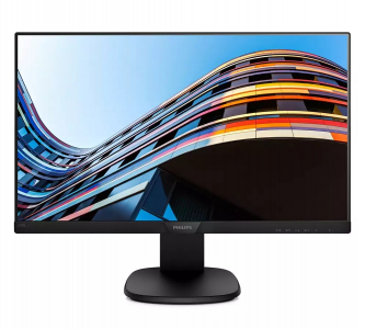 23.8" PHILIPS 243S7EHMB, Black, IPS, 1920x1080, 60Hz, 5ms, 250cd, 20M:1, D-Sub+HDMI+USB, Spkrs,Pivot