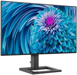 27" PHILIPS 275E2FAE, Black, IPS, 2560x1440, 75Hz, 1msMPRT, 350cd, MegaDCR, HDMI+DP, Spkrs, Tilt