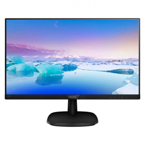 21.5" PHILIPS 223V7QHAB, Black, IPS, 1920x1080, 75Hz, 5ms, 250cd, 10M:1, D-Sub+HDMI, Speakers