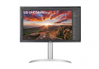 27" LG 27UP850-W, White/Silver, IPS,3840x2160,60Hz,5ms,400cd,HDR,MegaDCR,HDMI+DP+USB+TypeC,Spkrs,Pvt