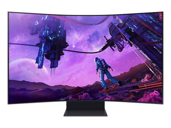 55" SAMSUNG Odyssey Ark S55BG970NI,Black,Curved-VA,Mini-LED,3840x2160,165Hz,1ms,420cd,HDR,Tizen,Pvt