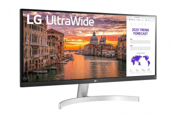 29" LG 29WN600, White, AH-IPS, 2560x1080, 75Hz, FreeSync, 5ms, 250cd, HDR10, DCR 5m:1,HDMI+DP,Spkrs