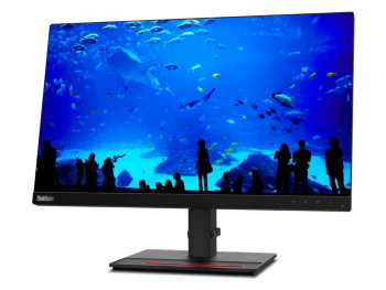 23.0" LENOVO ThinkVision T23i-20, Black, IPS, 1920x1080, 60Hz, 4ms, 250cd, D-Sub+HDMI+DP+USB, Pivot