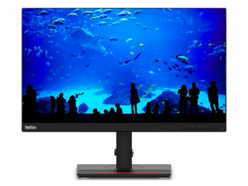 23.0" LENOVO ThinkVision T23i-20, Black, IPS, 1920x1080, 60Hz, 4ms, 250cd, D-Sub+HDMI+DP+USB, Pivot