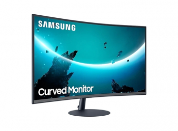 27" SAMSUNG C27T550FDI, Black, Curved-VA, 1920x1080, 75Hz,FreeSync,4ms,250cd,D-Sub+HDMI+DP+Aux,Spkrs