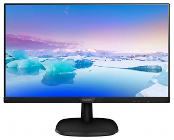 27" PHILIPS 273V7QDAB, Black, IPS, 1920x1080, 75Hz, 5ms, 250cd, DCR10M:1, D-Sub+DVI+HDMI, Spkrs