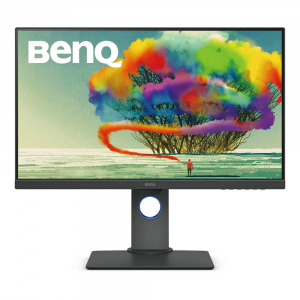 27" BenQ PD2700U, Black, AH-IPS, 3840x2160, 75Hz, 5ms, 350cd, HDR10, HDMI+DP+miniDP,KVM,Pivot,Spkrs