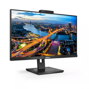 23.8" PHILIPS 242B1H, Black IPS, 1920x1080, 75Hz, 4ms,250cd,50M:1,D-Sub+HDMI+DVI+DP,Web-Cam,Speakers