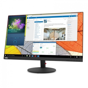 27" LENOVO ThinkVision S27q-10, Black, IPS 2560x1440, 60Hz, 4ms 350cd, 3M:1, HDMI+DP+AudioOut