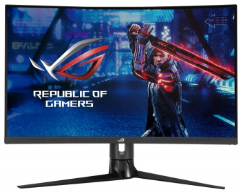 31.5" ASUS ROG XG32VC, Black,Curved-VA,2560x1440,170Hz,FreeSync+GSync,1ms,MPRT,300cd,HDMI+DP+USB,KVM