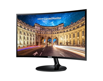 23.5" SAMSUNG C24F390FH, Black, Curved-SVA, 1920x1080, 75Hz,FreeSync,4ms, 250cd, MegaDCR,DSub+HDMI