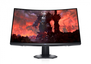 27" DELL S2722DGM, Black, Curved-VA, 2560x1440, 165Hz, FreeSync, 1ms MPRT, 350cd, HDMI+DP+AudioOut 