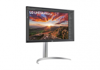 27" LG 27UP850-W, White/Silver, IPS,3840x2160,60Hz,5ms,400cd,HDR,MegaDCR,HDMI+DP+USB+TypeC,Spkrs,Pvt