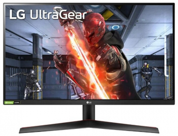 27" LG 27GN800-B, Black, IPS, 2560x1440, 144Hz, FreeSync+GSync, 1ms, 350cd, HDR, HDMI+DP+AudioOut