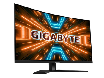 31.5" GIGABYTE M32QC,Black,Curved VA, 2560x1440,165Hz,FreeSync,1msMPRT,350cd,HDR,HDMI+DP+USB,Spkrs