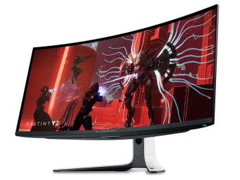 34" DELL Alienware White,Curved-QD-OLED,3440x1440,175Hz,G-Sync,0.1msGTG,1000cd,CR1M:1,HDMI+DP+USB