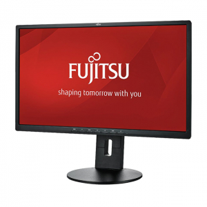 23.8" Fujitsu B24-9 TS, Black (IPS, 1920x1080, 5ms, 250cd, LED20M:1, D-Sub+DP+HDMI, Speakers, Pivot)