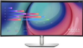 34" DELL UltraSharp U3421WE,Silver, Curved-IPS,3440x1440,60Hz,5ms,300cd,HDMI+DP+USB+TypeC+RJ45,Spkrs