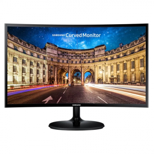 27" SAMSUNG C27F396FHI, Black, Curved-MVA, 1920x1080, 60Hz, 4ms, 250cd,MegaDCR,D-Sub+HDMI+AudioOut