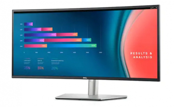 34" DELL UltraSharp U3421WE,Silver, Curved-IPS,3440x1440,60Hz,5ms,300cd,HDMI+DP+USB+TypeC+RJ45,Spkrs