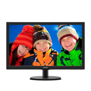 21.5" PHILIPS 223V5LHSB2, Black, TN, 1920x1080,  60Hz,5ms, 200cd, 10M:1, D-Sub+HDMI+AudioOut