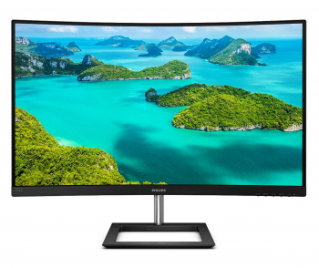 32.0" PHILIPS 325E1C, Black,Curved-VA, 2560x1440, 75Hz, AdaptiveSync,4ms,250cd,MegaDCR,D-Sub+HDMI+DP