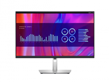 27" DELL P2723DE, Silver, IPS, 2560x1440, 60Hz, 5ms, CR1000:1, 350cd, HDMI+DP+USB+TypeC, LAN, Pivot