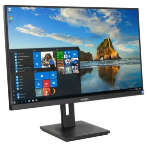 27" PHILIPS 272S1AE,Black,IPS,1920x1080,75Hz,AdaptiveS,4ms,250cd,50M:1,HDMI+DP+DVI+D-Sub,Spkrs,Pivot