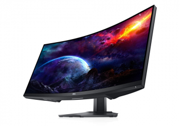 34" DELL S3422DWG, Black, Curved-VA,3440x1440, 144Hz, FreeSync, 1msMPRT, 400cd, HDR400, HDMI+DP+USB